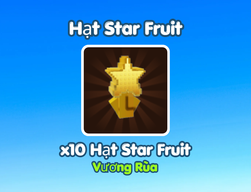 Hạt Star Fruit